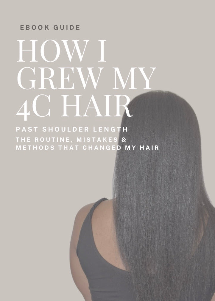Ebook guide: How I grew my 4c hair
